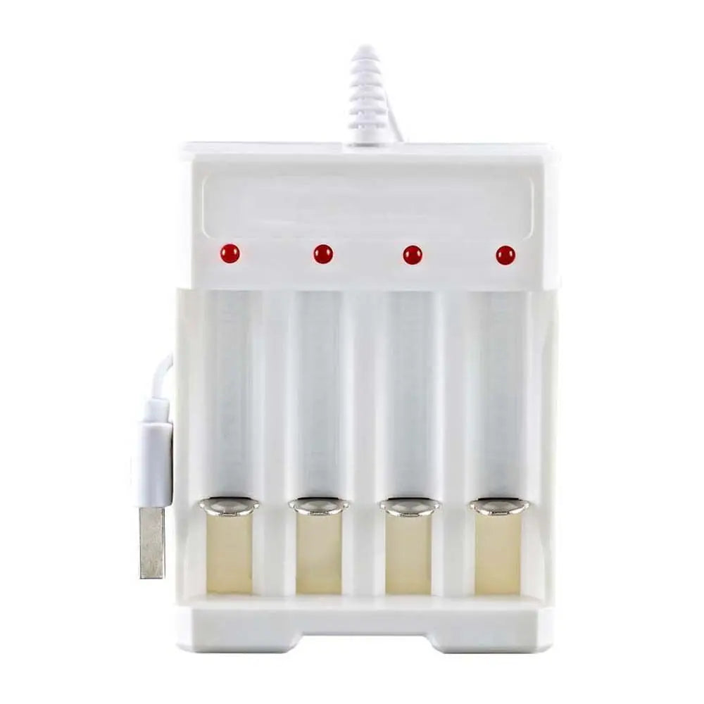 USB Battery Charging Station — AA Lithium Battery Charger