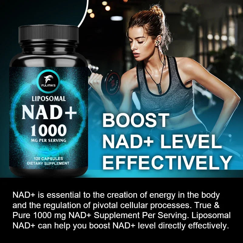 Advanced NAD+ Restoration Formula - Replenish Cellular Energy, Enhance Vitality & Support Cognitive Health, Gluten Free