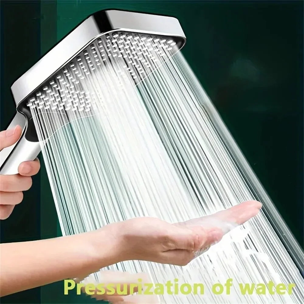 3-Mode Adjustable Shower Head — High Pressure Rainfall Showerhead