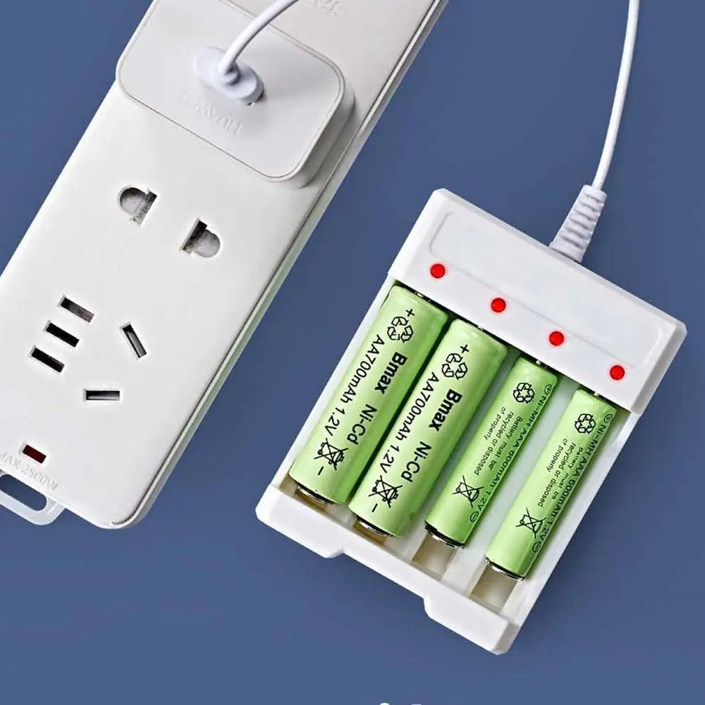 USB Battery Charging Station — AA Lithium Battery Charger