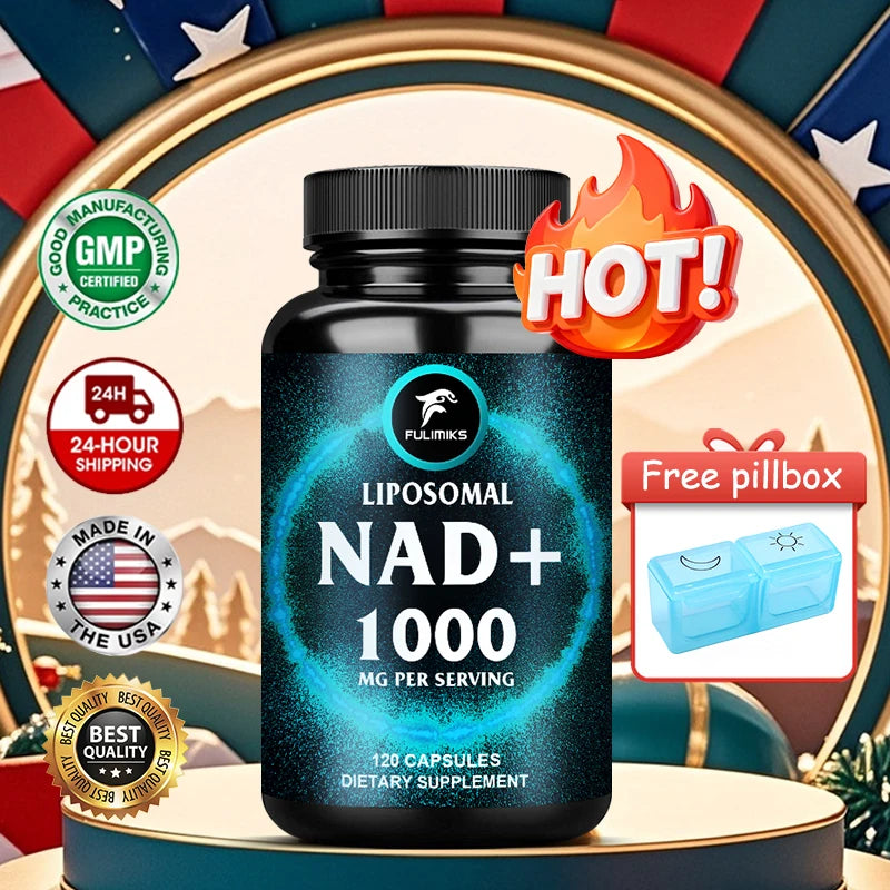 Advanced NAD+ Restoration Formula - Replenish Cellular Energy, Enhance Vitality & Support Cognitive Health, Gluten Free